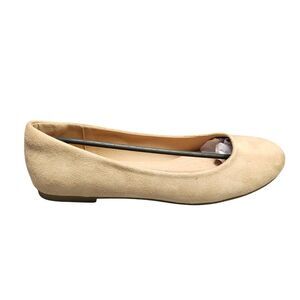 Trary Babylon Flats Womens Size 9 Blush‎ Suede Leather Round Toe Comfort Slip On